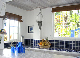 Kitchen in one of the apartments