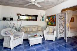 Living area in Crew's Nest
